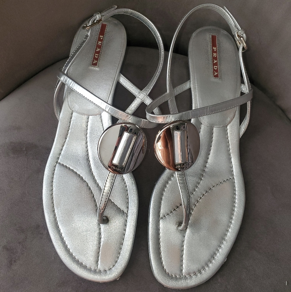 Prada wedge sandal